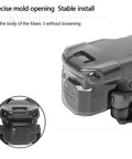 Drone Gimbal Lens Cap With Integrated Protective Cover for Mavic 3, attached showing precise fit and stable installation.