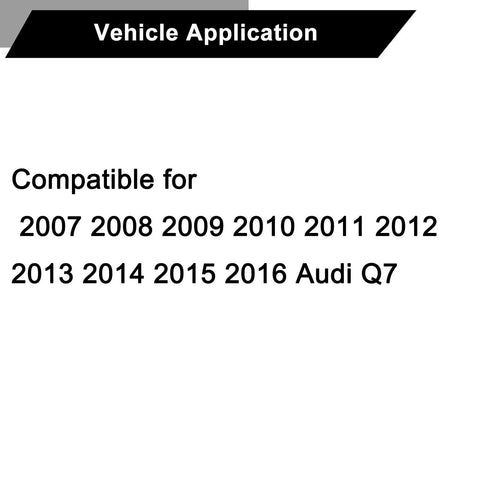 Audi Q7 Front Right Passenger Side Windshield Wiper Arm Fits 2007 2016 Replaces 4L1955408B 4L1955408B1P9 Compatible Years Display
