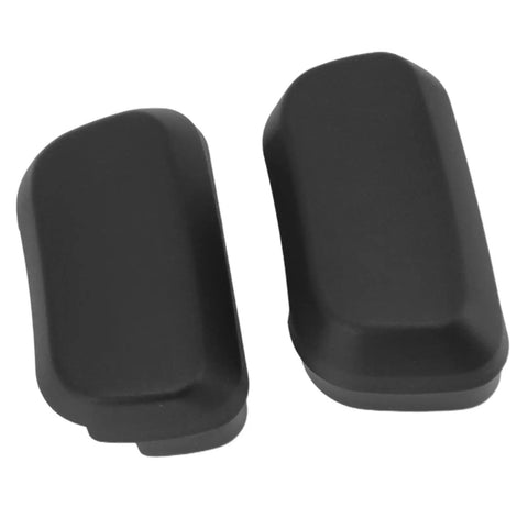 Durable Aramox Car Side Step End Caps Fit 2PC Assists For 1500 2500 3500 Cab Trucks 68193113AA Replacement Kit With Screws Perfect Fix, black