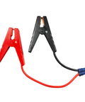 Drop In Ready Ec5 Car Jumper Starter Cable With 10 AWG Thick Wire And Rock Solid Battery Clamps, showcasing red and black clamps.