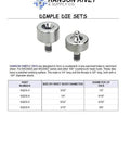 Rivet Dimple Dies For Hundred Degree Countersink In Pre Punch Sheet Metal Holes For Three Thirty Second Inch Rivets, shown