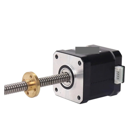 Dead Nuts Reliable Nema 17 Linear Stepper Motor Module Featuring Two Millimeter Lead Screw Traveling One Hundred To Five Hundred Millimeters For Bullseye Precision In Cnc Milling And Robotics Automation