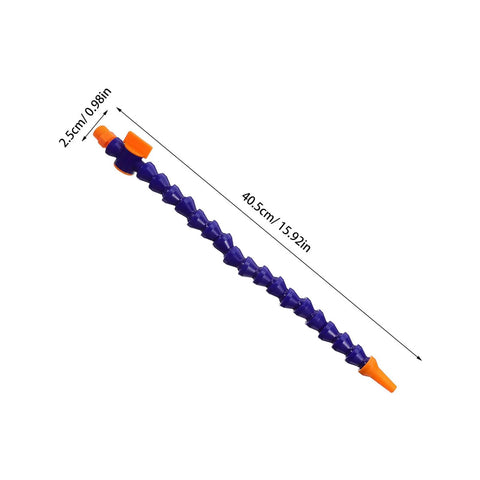 Plastic Air Hose Nozzle Fits Milling Machine Air Compressor Sick Design Cleans Dust Fast Cooling And Portable Misting System Ideal For Drill Mill Engraver Needs Airflow Keeps Gear Chill Heavy Duty Work Badass Pressure Super Solid, 40.5cm blue orange flexible nozzle