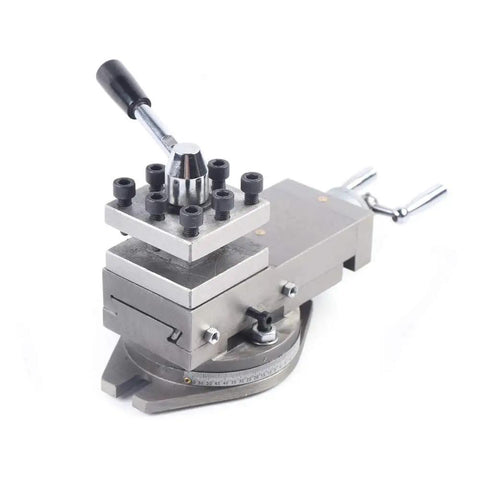 Professional Quick Change Tool Holder For At300 Mini Lathe, 80mm Fast Swap Tool Post Assembly for easy precision machining.