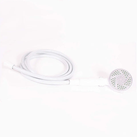 Large 3.5 Inch Shower Head With Extra Long 84 Inch Hose, Pause Function, WaterSense Certified Handheld Shower Sprayer with Oversized Spray Head, White