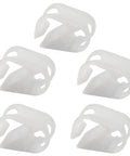 Pack Of 5 Plastic 1/8 To 1/4 Inch Tubing Hose Clamps For No-Fuss Adjustable Flow Control In The Lab, Pinch Valve Shut Off Clips