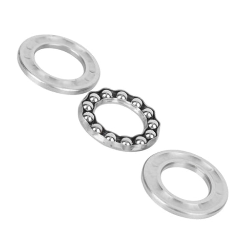Low Noise High Speed Plane Axial Ball Thrust Bearing 51103 5 Pack With Bearing Steel Construction For Heavy Duty Industrial Machinery Maintenance And Equipment Upkeep, three-ring view