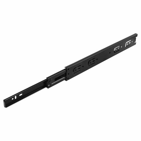 Five Pair 14 Inch Full Extension Drawer Slides Heavy Duty Ball Bearing Telescopic Slides Set Side Mount For Cabinet Black With 35cm Rails