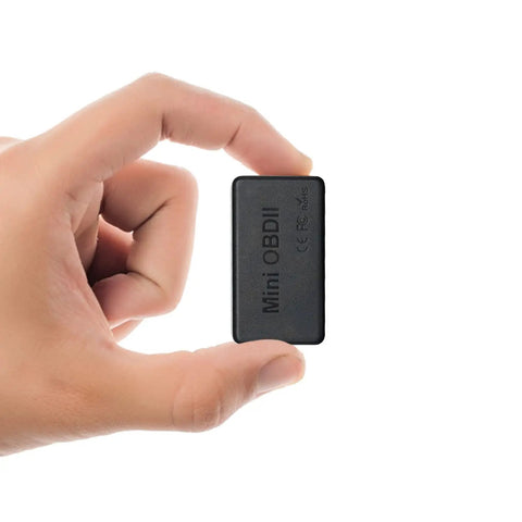 Hand holding AC-4450 Bluetooth OBDII OBD2 Car Diagnostic Scanner For A6 And S8 Android Car Stereos, Torque App Compatible