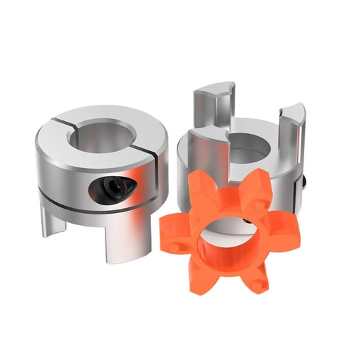 Premium Aluminium Flexible Plum Shaft Coupling For CNC And Motor Encoder With D45L78 Jaws Design shown, includes aluminum durable parts.