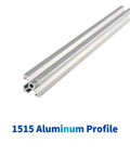 European Standard 1515 Aluminum Extrusion 2 Pack Anodized T Slot Bars showcasing silver anodized finish for CNC and 3D printer builds.
