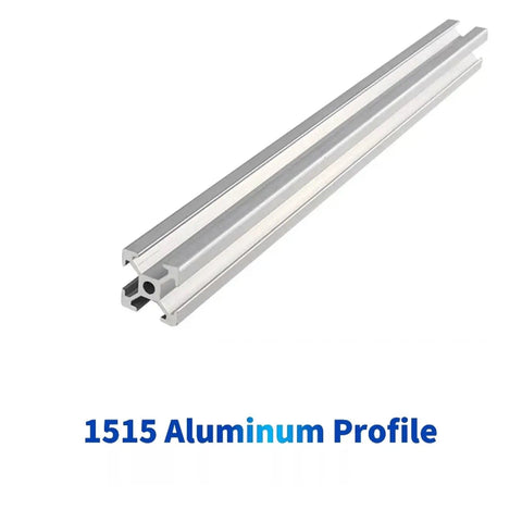 European Standard 1515 Aluminum Extrusion 2 Pack Anodized T Slot Bars showcasing silver anodized finish for CNC and 3D printer builds.
