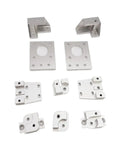 CoreXY Frame V2 Upgrade Aluminum Parts Kit For 3d Printer Enthusiasts featuring various precision aluminum brackets and mounts