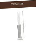 Stainless Steel Coffee Stirrer Tool Replacement Needle For Espresso Maker shown with dimensions, pro grade no bend design.