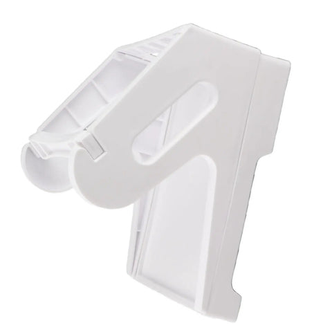 Side view of Thermal Printer Stand With Storage For 4x6 Label Rolls Removable Bracket Holds Shipping Labels Folding Labels And Roll Stickers