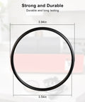 10 Piece Drive Belt Replacement Kit For Power Tools And Machines Elastic Rubber Belts With Stable Tension For Smooth Transmission No Slippage Durable Set For Home DIY And Pro Use, black 3.94 x 3.54 in belt