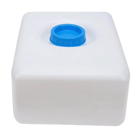 Close-up of 5 Gallon RV Water Storage Tank Leakproof Portable LLDPE Container for Trailers Boats Yachts Motorhome Camping Hiking