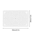 Top Tier One Hundred Pieces Uhf Rfid Tags 860 To 960 Mhz Adhesive Labels design 54x34mm scan technology for inventory control.