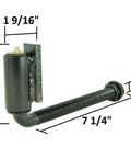 2 Pack Heavy Duty Gate Hinges Three Quarter Inch J Bolt Adjustable 900 Pound Per Hinge Ball Bearing Gate Hardware With Grease Zerk