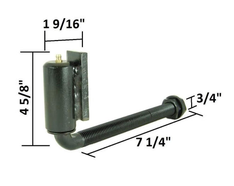 2 Pack Heavy Duty Gate Hinges Three Quarter Inch J Bolt Adjustable 900 Pound Per Hinge Ball Bearing Gate Hardware With Grease Zerk