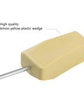 Timing Chain Locking Wedge Tool For Ford 5.4L 4.6L 3V Engines Mustang F-150 Explorer Lincoln Mercury, showing yellow plastic wedge and metal rod