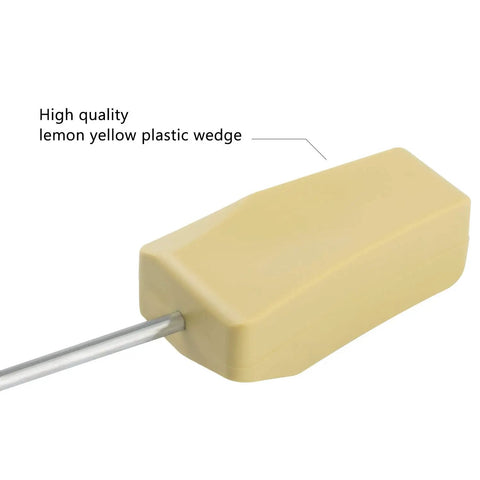 Timing Chain Locking Wedge Tool For Ford 5.4L 4.6L 3V Engines Mustang F-150 Explorer Lincoln Mercury, showing yellow plastic wedge and metal rod