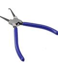 17cm Fuel Line Hose Disconnect Pliers For Tight Engine Bays, Quick Release Of Fuel Filters And Hoses, blue-handled steel pliers