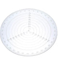 Round center finder compass, clear acrylic circle gauge for drawing circles on wood lathe projects