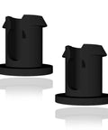Beefed Up Linkage Retaining Bushing For Kohler Engine Replacement 2515808S 25-158-08-S 2 Pack Black Aftermarket OEM Quality That Keeps Linkages Tight And Solid. black rubber bushing pair