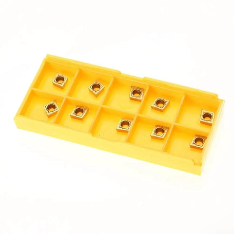 Pro Grade Carbide Inserts Set With S10K SCLCR06 Alloy Steel CNC Turning Tool Holder And Wrench 10 Piece Finishing Kit for Steel