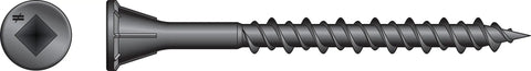 Subfloor Screw Collated No 7 X 1-3/4 Inch With Square Drive No 2 Gray Phosphate Finish For Fast Subflooring, Rimmed Flat Head With Nibs, High-Low Threads, Sharp Point, Includes Replacement Bit BIT2S, 2000 Count