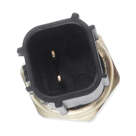 A-Premium engine coolant temperature sensor with black plastic housing and copper pins.