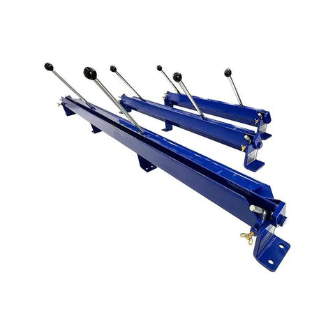 36-Inch Sheet Metal Brake Bender for 20-Gauge Steel and 14-Gauge Aluminum with quick-action clamp and handles.