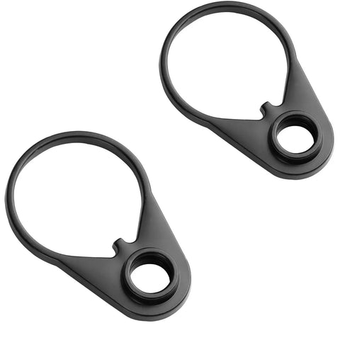 Two Point And Traditional Sling Mounts Two Pack Black Rugged Durable All Weather Design With Universal Compatibility