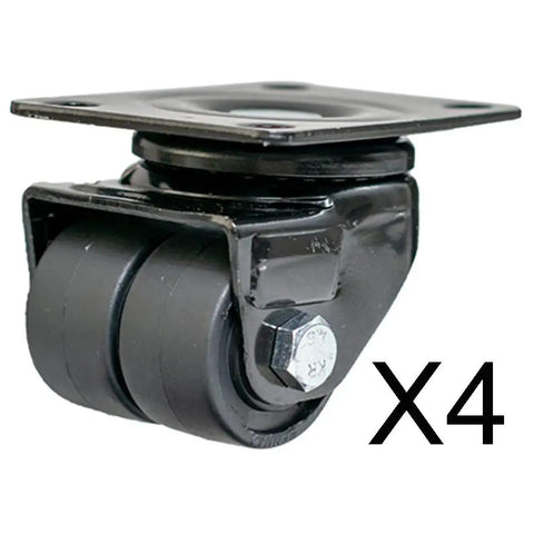 Heavy Duty Swivel Caster Wheels Equipped With Reinforced Steel Plates Built Like A Tank To Haul Up To Four Hundred Fifty Kg Loads smooth rolling action X4
