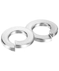 Five Sixteenth Inch Split Lock Washer In 304 Stainless Steel That Grips And Stays Rust Free Bright Dip Finish for screws and bolts