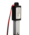 12V Mini Electric Linear Actuator With 1.2 Inch Stroke, 0.6 Inch Per Second Speed, 60N Load, IP54 Waterproof, front view