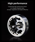 Focus view of Specter 1804-3500KV 4S Brushless Motor with anodized rotor and N52H magnetic steel for FPV freestyle drones.