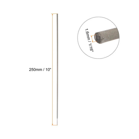 E308L-16 Stainless Steel Welding Rod 1/16 Inch By 10 Inch Electrodes A102 detail of diameter and length