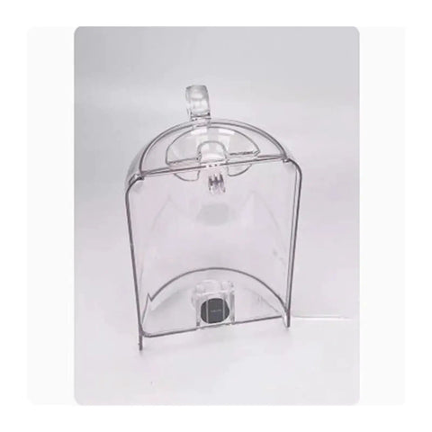 Water Tank Lid Replacement For Nespresso Capsule Coffee Machine J520 Plus shown in clear plastic