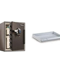 Fireproof And Waterproof Safe With Dial Combination, 2.05 Cu Ft Heavy Duty Safe for Docs, Valuables, Media with 914 Tray Accessory
