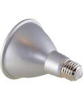 Long Neck PAR30 LED Flood Light Bulbs 12.5W 3000K Warm White, 40 Degree Beam, 90 Plus CRI, Dimmable, Wet Location And Enclosed Fixture Rated, 120V, 6 Pack in gray finish, side view