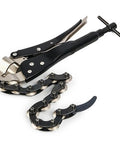 Heavy Duty Tailpipe Cutter Chain Plier For Exhaust Systems Carbon Steel Tool Built To Slice Copper Tubing And Steel Pipes Up To 90mm Fast And Clean Great For Auto Shops And DIY Muffler Projects, chain plier with cutting chain