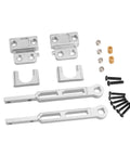 One Twelfth Scale RC Rear Axle Upgrade Kit With Aluminum Alloy Suspension Links And Sturdy Chassis Components For MN82 Pro And MN82 Silver