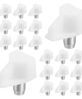 200 Pack Plastic Shelf Support Pins For Kitchen Cabinets And Home Furniture Heavy Duty Load Bearing Pegs close-up view