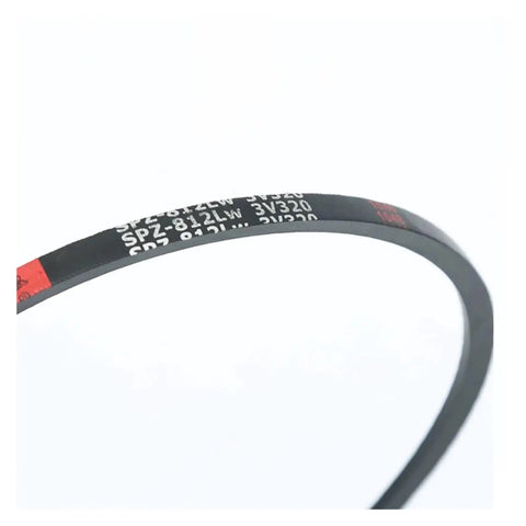 Heavy Duty High Torque Narrow Drive V Belt 3V SPZ Rubber for Tight Spaces, LW 1937mm Length, smooth black belt