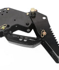 Heavy Duty Backhoe Thumb Excavator Claw For 3.25 Inch Boom Width Beefy Steel Attachment Built To Withstand Large Impacts angled view