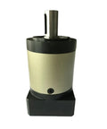 High Precision 8 Arcmin Planetary Reducer Gearbox With 80 Round Flange And 15 To 100 Ratio For 750W Ac Servo Motors, compact design with silver and black finish.