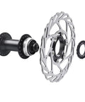Centerlock Disc Rotors 160mm 2-Pack With Lock Rings, Aluminum Alloy 1.8mm Thick High Heat Dispersion For Centerlock Hubs