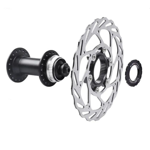 Centerlock Disc Rotors 160mm 2-Pack With Lock Rings, Aluminum Alloy 1.8mm Thick High Heat Dispersion For Centerlock Hubs